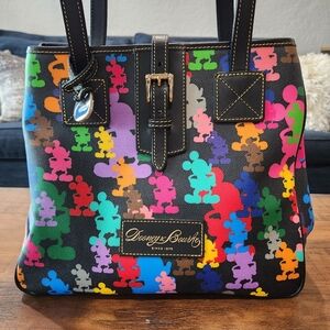 NWOT - Disney Dooney & Bourke - Wonder - Mickey Silhouettes Large Tote